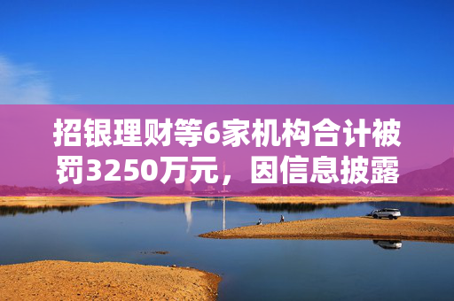 招银理财等6家机构合计被罚3250万元，因信息披露不规范等