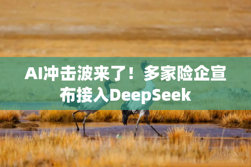 AI冲击波来了！多家险企宣布接入DeepSeek