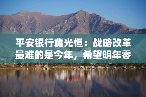 平安银行冀光恒：战略改革最难的是今年，希望明年零售问题能基本解决