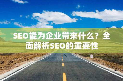 SEO能为企业带来什么？全面解析SEO的重要性