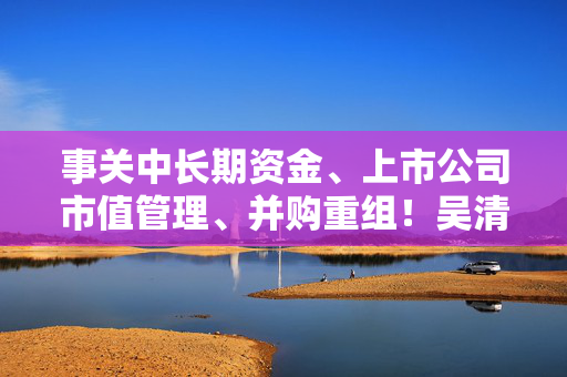 事关中长期资金、上市公司市值管理、并购重组！吴清最新发声要点速览