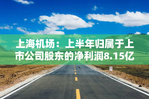 上海机场：上半年归属于上市公司股东的净利润8.15亿元，同比增长515.02%