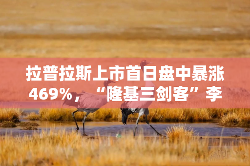 拉普拉斯上市首日盘中暴涨469%，“隆基三剑客”李春安和钟宝申赚翻了