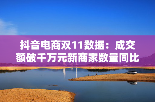 抖音电商双11数据：成交额破千万元新商家数量同比增长32%