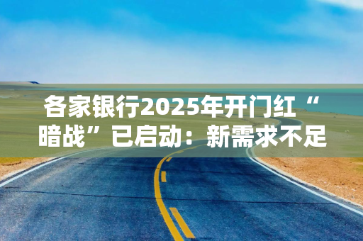 各家银行2025年开门红“暗战”已启动：新需求不足下优先稳住老客户 对房地产回暖谨慎乐观