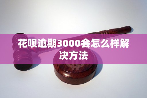 花呗逾期3000会怎么样解决