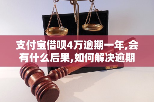 支付宝借呗4万逾期一年,会有什么后果,如何解决逾期问题