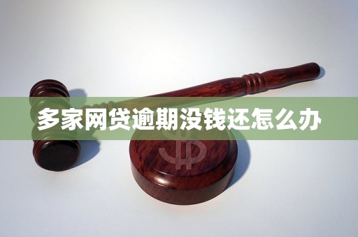 多家网贷逾期没钱还怎么办