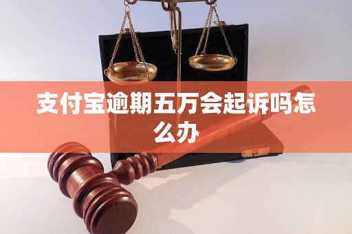 支付宝逾期五万会起诉吗怎么办