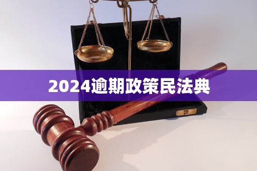 2024逾期政策民法典