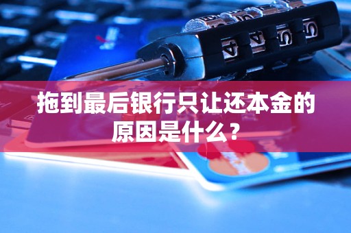 拖到最后银行只让还本金的原因是什么？