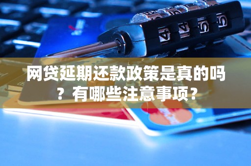 网贷延期还款政策是真的吗？有哪些注意事项？