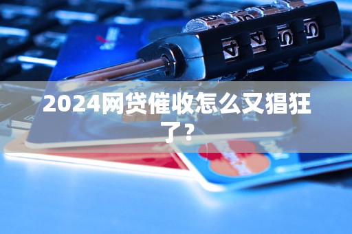 2024网贷催收怎么又猖狂了？