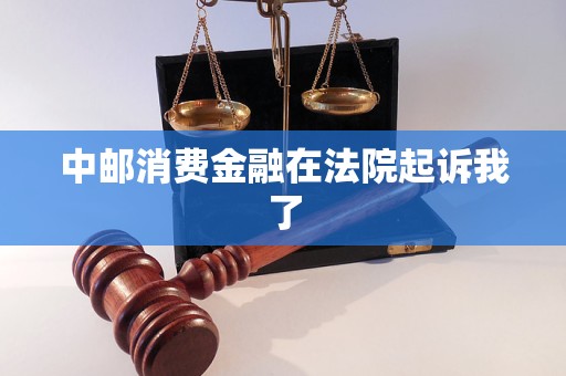 中邮消费金融在法院起诉我了