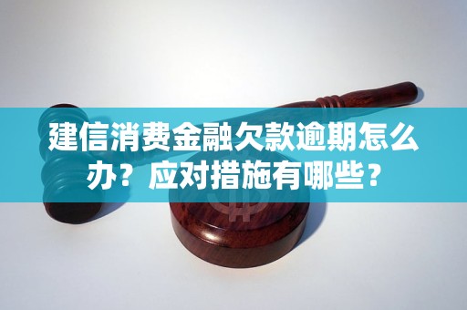 建信消费金融欠款逾期怎么办？应对措施有哪些？