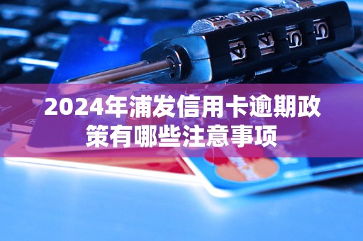 2024年浦发信用卡逾期政策有哪些注意事项