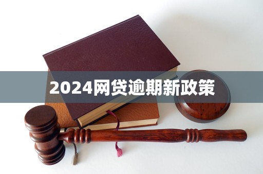 2024网贷逾期新政策