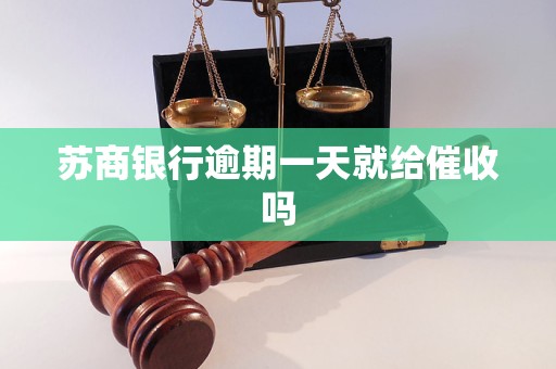 苏商银行逾期一天就给催收吗